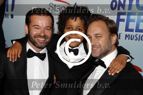 Utrecht 29 oktober 2017
Premiere on your feet in beatrixtheater in Utrecht. Peter v d Vorst met man en hun zoon