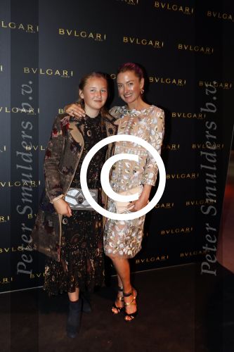 Amsterdam 2 november 2017
Bulgari event in het v Gogh Museum. Prinses Marie-Louise zu Sayn Wittgenstein-Berleburg (prinses Lilly) met haar dochter Lana Milona