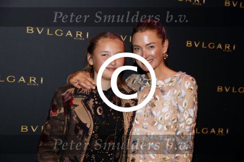 Amsterdam 2 november 2017
Bulgari event in het v Gogh Museum. Prinses Marie-Louise zu Sayn Wittgenstein-Berleburg (prinses Lilly) met haar dochter Lana Milona