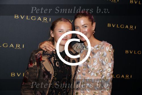 Amsterdam 2 november 2017
Bulgari event in het v Gogh Museum. Prinses Marie-Louise zu Sayn Wittgenstein-Berleburg (prinses Lilly) met haar dochter Lana Milona