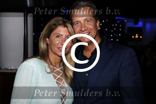 Nieuwegein 1 oktober 2017
Feestje Quincy Schellevis bij Wills in Nieuwegein. Quincy met zijn vrouw