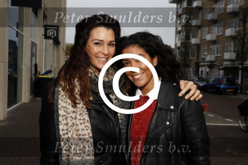 Amsterdam 24 oktober 2017
Boekpresentatie Vivian Reijs . Quinty Trustfull met dochter