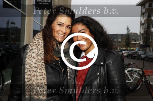 Amsterdam 24 oktober 2017
Boekpresentatie Vivian Reijs . Quinty Trustfull met dochter