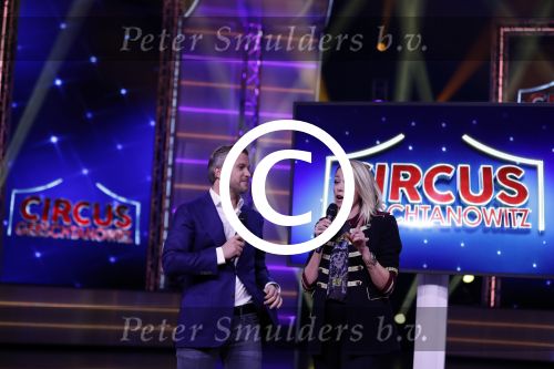 Hilversum 23 oktober 2017
Perspresentatie van het nieuwe programma van Winston Gerschtanowitz en Renate Verbaan in studio 22 . Het programma heet circus Gerschtanowitz.