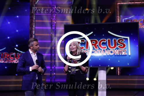 Hilversum 23 oktober 2017
Perspresentatie van het nieuwe programma van Winston Gerschtanowitz en Renate Verbaan in studio 22 . Het programma heet circus Gerschtanowitz.