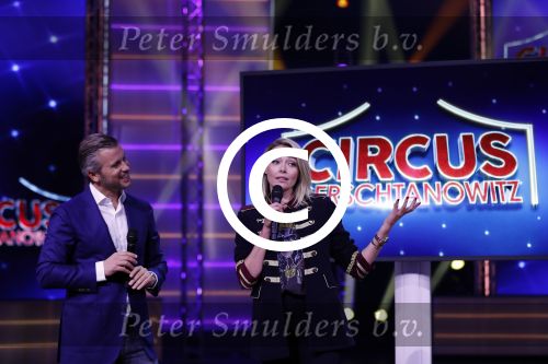 Hilversum 23 oktober 2017
Perspresentatie van het nieuwe programma van Winston Gerschtanowitz en Renate Verbaan in studio 22 . Het programma heet circus Gerschtanowitz.