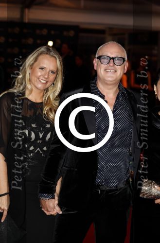 Amsterdam 12 oktober 2017 
Uitreiking televizierring in het afas live theater. rene v d Gijp met vriendin