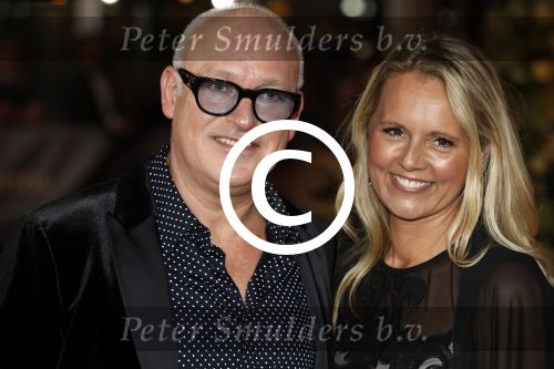 Amsterdam 12 oktober 2017 
Uitreiking televizierring in het afas live theater. rene v d Gijp met vriendin