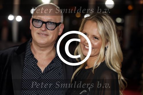 Amsterdam 12 oktober 2017 
Uitreiking televizierring in het afas live theater. rene v d Gijp met vriendin