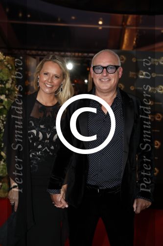 Amsterdam 12 oktober 2017 
Uitreiking televizierring in het afas live theater. Rene v d Gijp met zijn vriendin