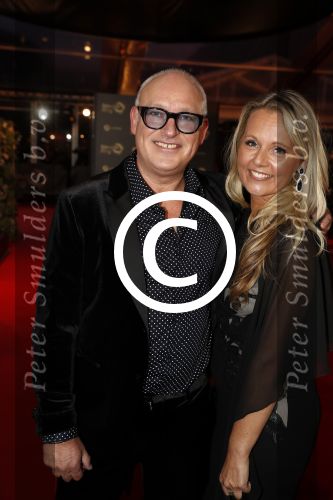 Amsterdam 12 oktober 2017 
Uitreiking televizierring in het afas live theater. Rene v d Gijp met zijn vriendin
