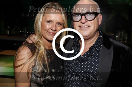 Amsterdam 12 oktober 2017 
Uitreiking televizierring in het afas live theater. Rene v d Gijp met vriendin