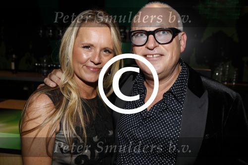 Amsterdam 12 oktober 2017 
Uitreiking televizierring in het afas live theater. Rene v d Gijp met vriendin