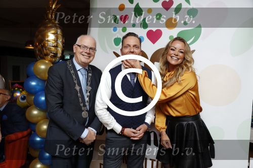 Barendrecht 6 oktober 2017
Opening restaurant wensdroom van Rob Geus. Jan van Belzen Inge de Bruijn en Rob Geus
