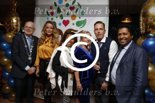 Barendrecht 6 oktober 2017
Opening restaurant wensdroom van Rob Geus. Jan van Belzen Inge de Bruijn en Rob Geus