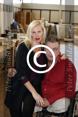 Den Helder 5 oktober 2017
Rob Scholte met zijn vriendin in zijn gallerij