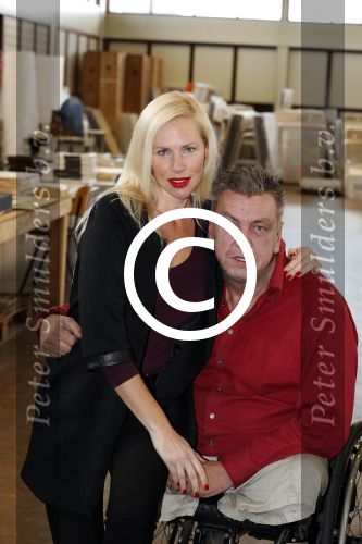Den Helder 5 oktober 2017
Rob Scholte met zijn vriendin in zijn gallerij