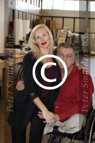 Den Helder 5 oktober 2017
Rob Scholte met zijn vriendin in zijn gallerij