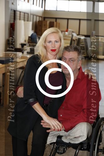 Den Helder 5 oktober 2017
Rob Scholte met zijn vriendin in zijn gallerij