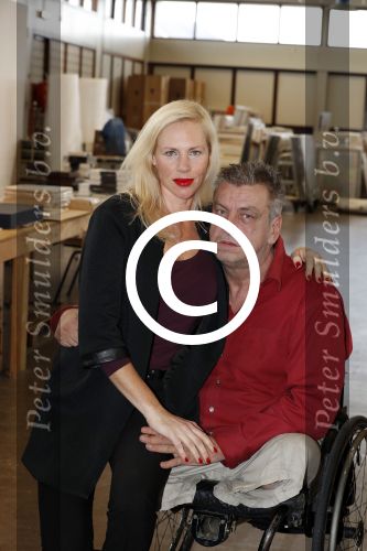 Den Helder 5 oktober 2017
Rob Scholte met zijn vriendin in zijn gallerij