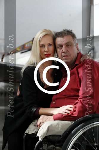 Den Helder 5 oktober 2017
Rob Scholte met zijn vriendin in zijn gallerij