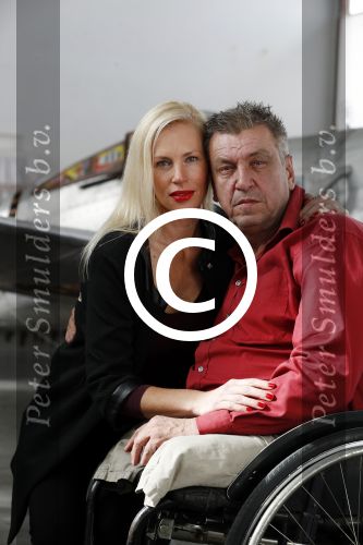 Den Helder 5 oktober 2017
Rob Scholte met zijn vriendin in zijn gallerij