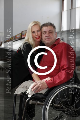 Den Helder 5 oktober 2017
Rob Scholte met zijn vriendin in zijn gallerij