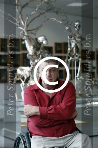 Den Helder 5 oktober 2017
Rob Scholte met zijn vriendin in zijn gallerij