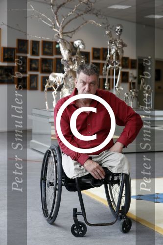 Den Helder 5 oktober 2017
Rob Scholte met zijn vriendin in zijn gallerij