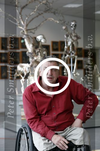 Den Helder 5 oktober 2017
Rob Scholte met zijn vriendin in zijn gallerij