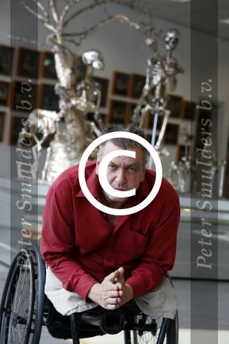 Den Helder 5 oktober 2017
Rob Scholte met zijn vriendin in zijn gallerij