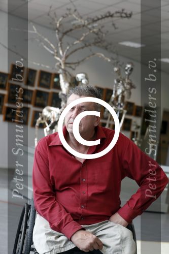 Den Helder 5 oktober 2017
Rob Scholte met zijn vriendin in zijn gallerij