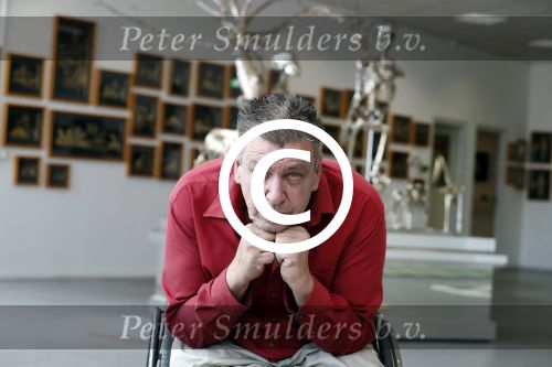 Den Helder 5 oktober 2017
Rob Scholte met zijn vriendin in zijn gallerij