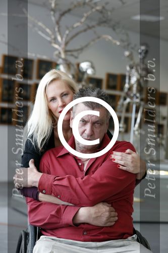 Den Helder 5 oktober 2017
Rob Scholte met zijn vriendin in zijn gallerij