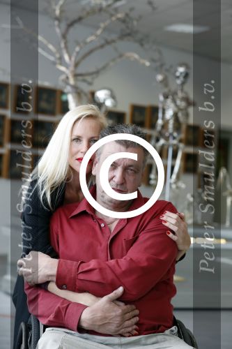Den Helder 5 oktober 2017
Rob Scholte met zijn vriendin in zijn gallerij