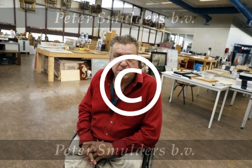 Den Helder 5 oktober 2017
Rob Scholte met zijn vriendin in zijn gallerij