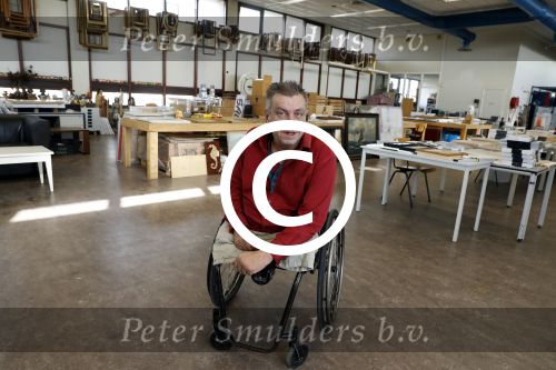 Den Helder 5 oktober 2017
Rob Scholte met zijn vriendin in zijn gallerij