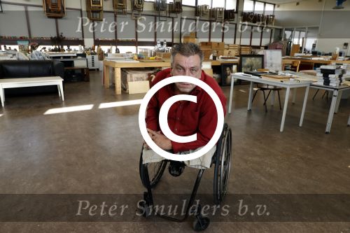Den Helder 5 oktober 2017
Rob Scholte met zijn vriendin in zijn gallerij