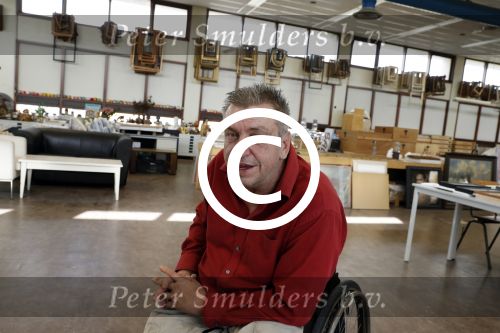 Den Helder 5 oktober 2017
Rob Scholte met zijn vriendin in zijn gallerij