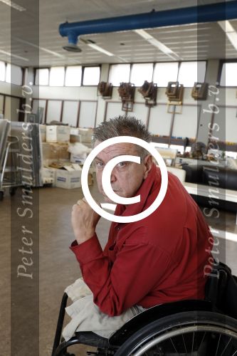 Den Helder 5 oktober 2017
Rob Scholte met zijn vriendin in zijn gallerij