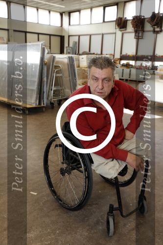 Den Helder 5 oktober 2017
Rob Scholte met zijn vriendin in zijn gallerij