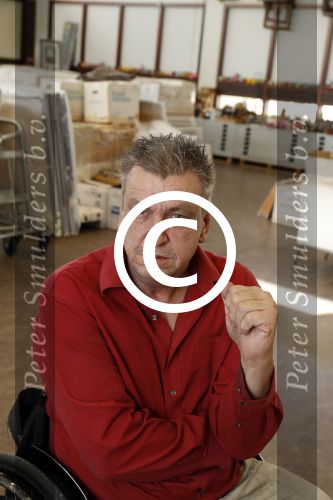 Den Helder 5 oktober 2017
Rob Scholte met zijn vriendin in zijn gallerij