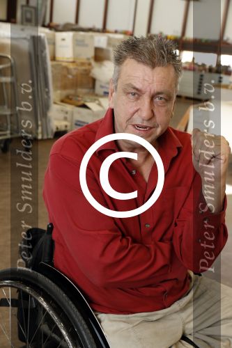 Den Helder 5 oktober 2017
Rob Scholte met zijn vriendin in zijn gallerij
