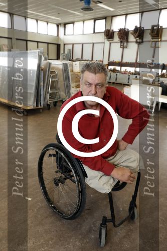 Den Helder 5 oktober 2017
Rob Scholte met zijn vriendin in zijn gallerij