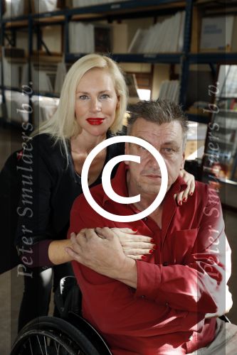 Den Helder 5 oktober 2017
Rob Scholte met zijn vriendin in zijn gallerij