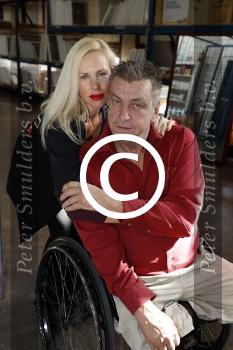 Den Helder 5 oktober 2017
Rob Scholte met zijn vriendin in zijn gallerij
