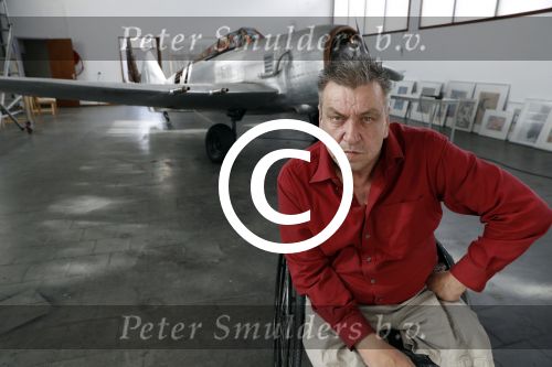 Den Helder 5 oktober 2017
Rob Scholte met zijn vriendin in zijn gallerij