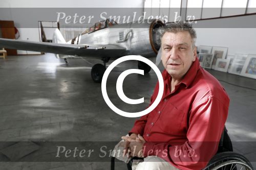 Den Helder 5 oktober 2017
Rob Scholte met zijn vriendin in zijn gallerij