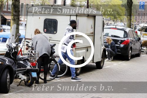 Amsterdam 1 oktober 2017
Romelu Lukaku en zijn vriendin Saar mens bij haar huis in Amsterdam.