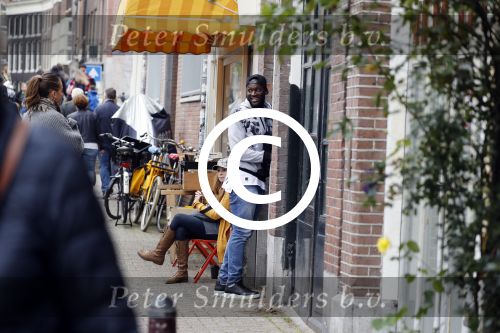 Amsterdam 1 oktober 2017
Romelu Lukaku en zijn vriendin Saar mens bij haar huis in Amsterdam.